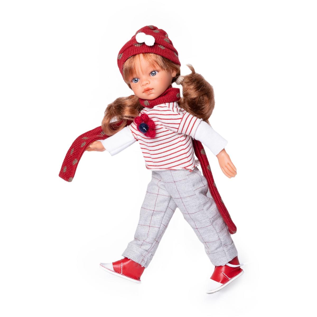 Papusa Fashion Fetita Emily Modern, Corp din Vinil, 33 cm, +3 ani, Antonio Juan