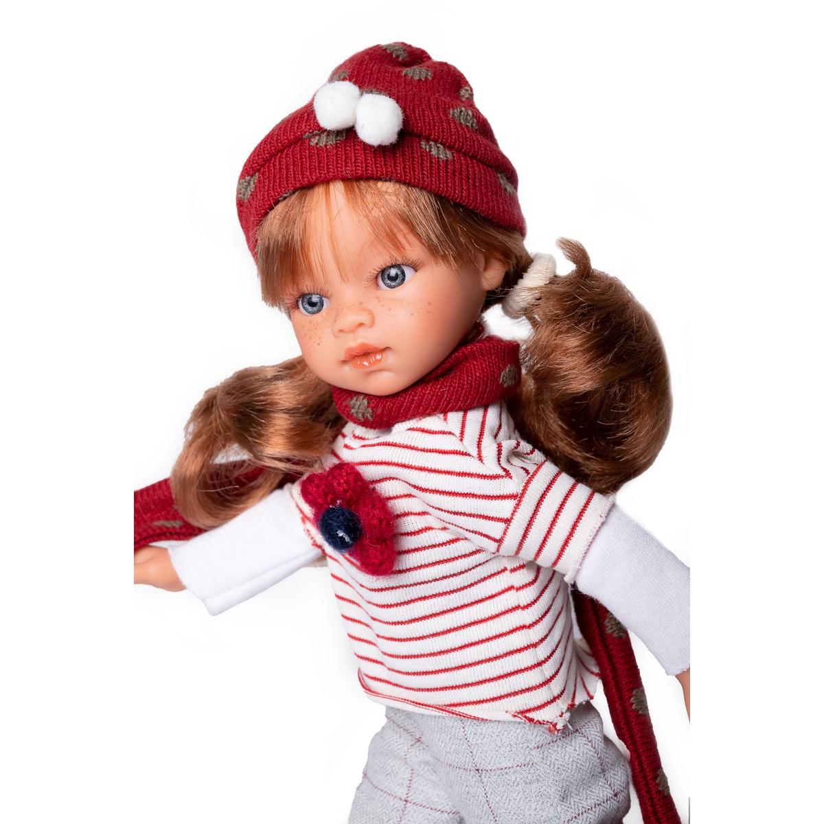 Papusa Fashion Fetita Emily Modern, Corp din Vinil, 33 cm, +3 ani, Antonio Juan