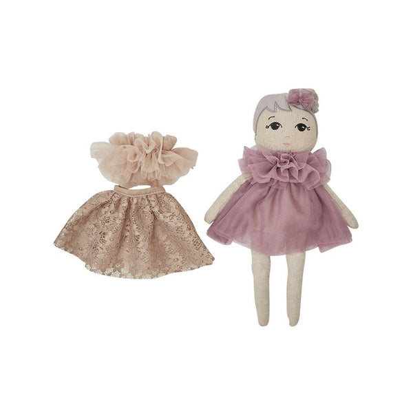 Papusa textila Fleur, 37cm, +2 ani, byAstrup - Manute Creative