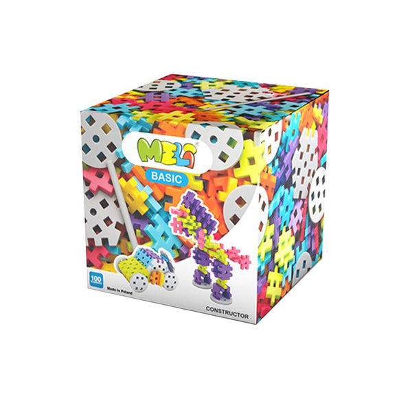 Set de constructie creativa Constructor 100 piese, Meli - Manute Creative