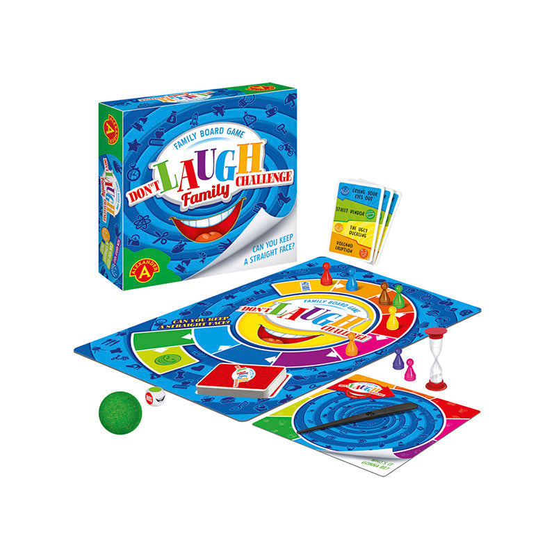 Joc educativ 182  piese Incearca sa nu razi, editie de familie, Alexander Games