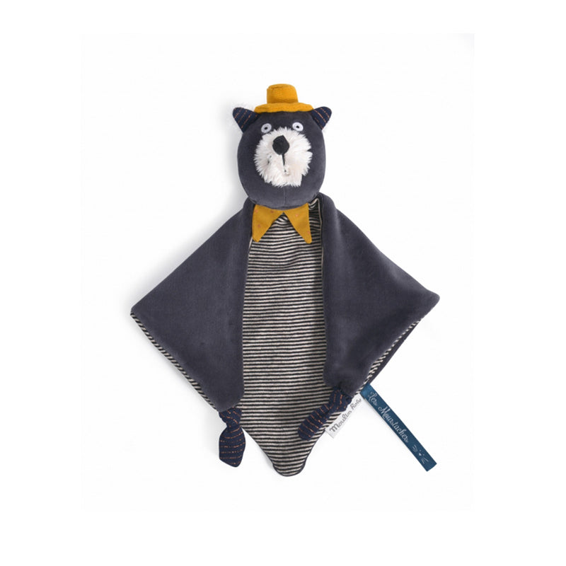 Jucarie de plus doudou Alphonse pisicuta gri, 0 ani+, Moulin Roty