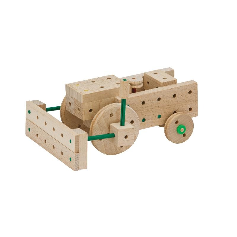 Set cuburi de constructie din lemn Explorer 318 piese, +5 ani, Matador - Manute Creative