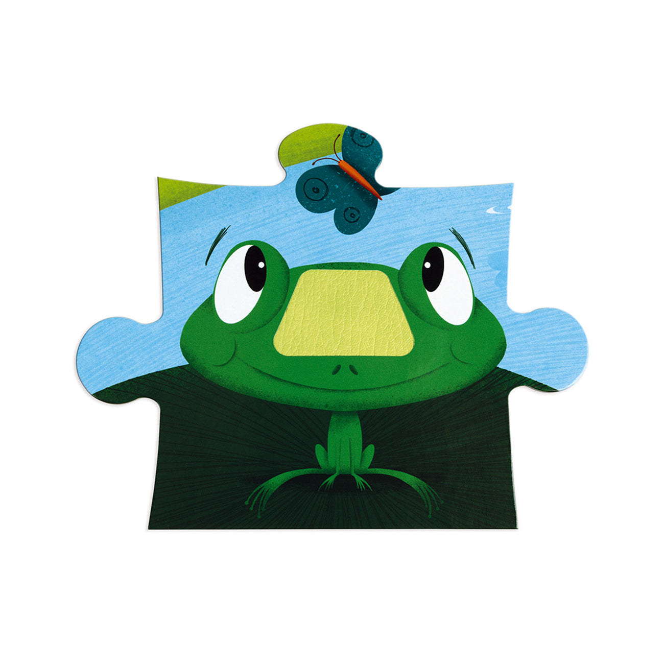 Puzzle tactil, animalele de la ferma, 20 piese, +2 ani, Janod