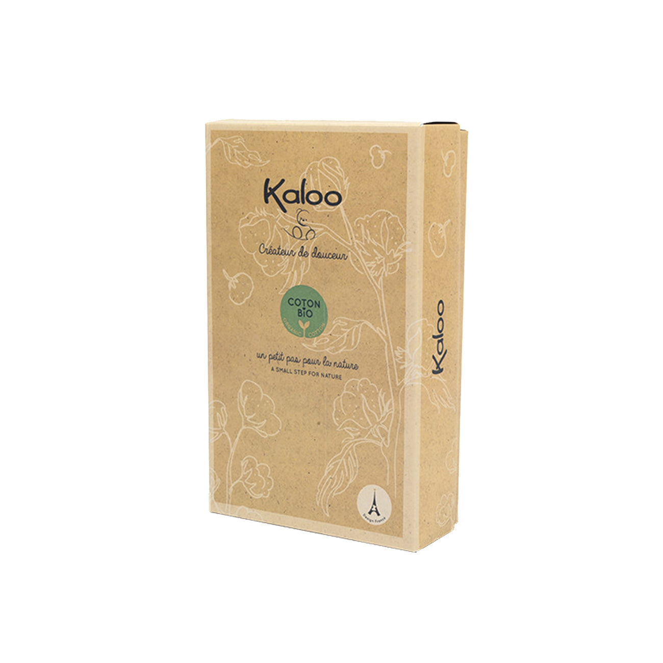 Jucarie doudou Ursulet, din bumbac organic, albastru, 20 cm, +0 luni, Kaloo