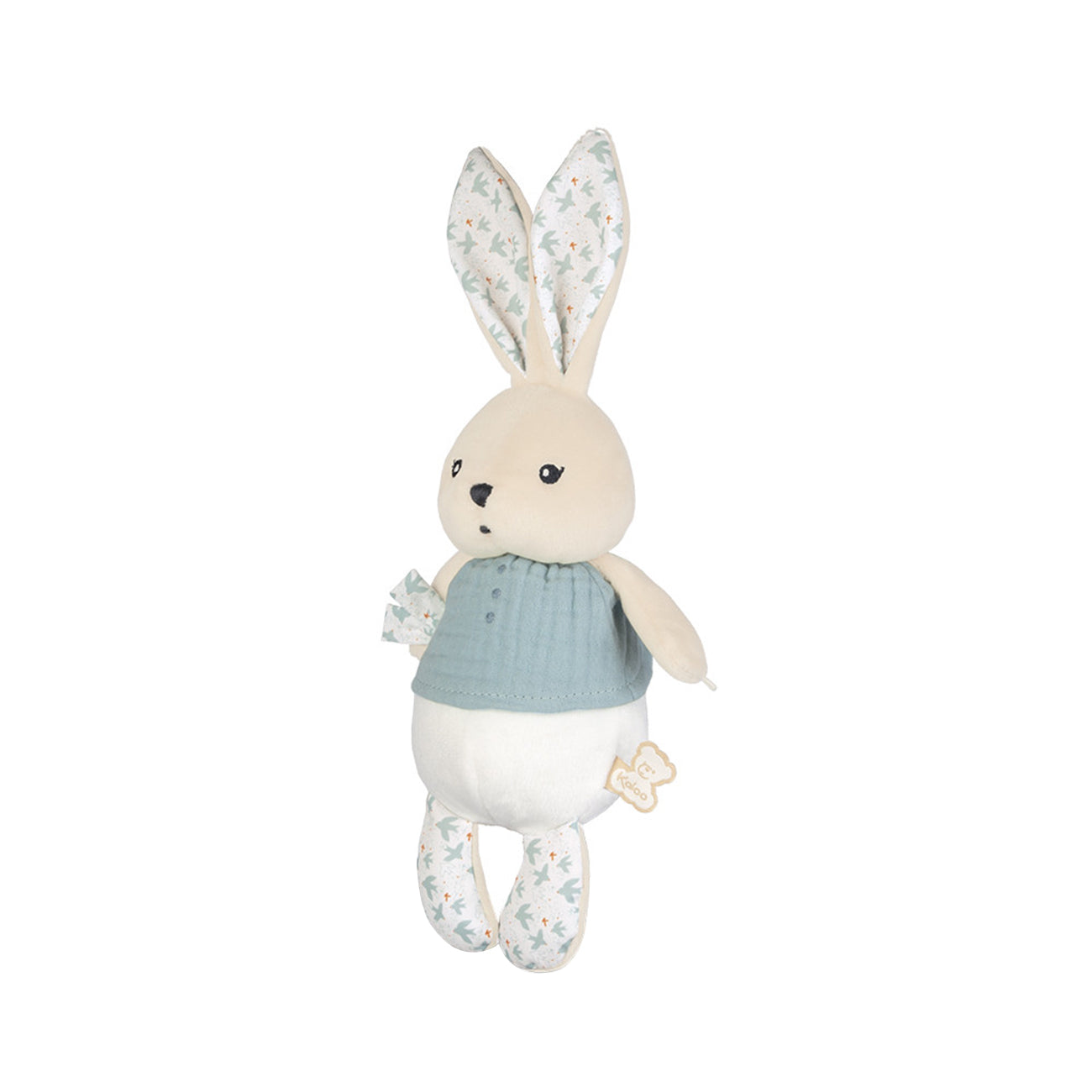 Jucarie textila, K'Doux, iepuras, albastru, 25 cm, +0 luni, Kaloo