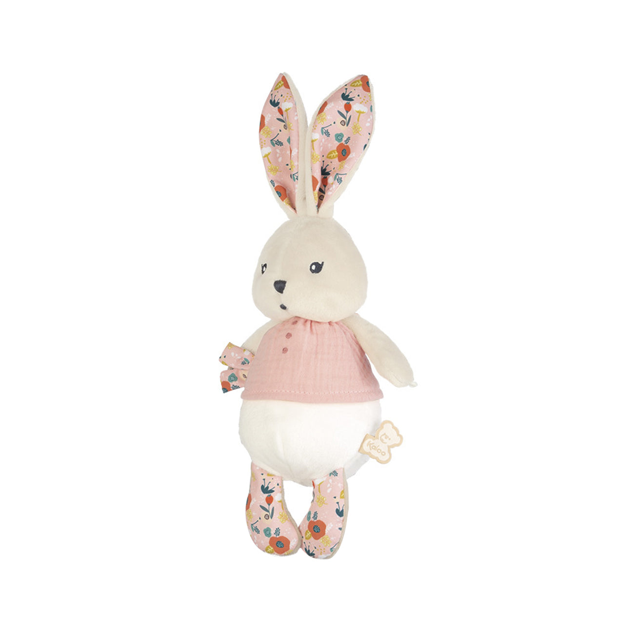 Jucarie textila, K'Doux, iepuras, roz, 25 cm, +0 luni, Kaloo