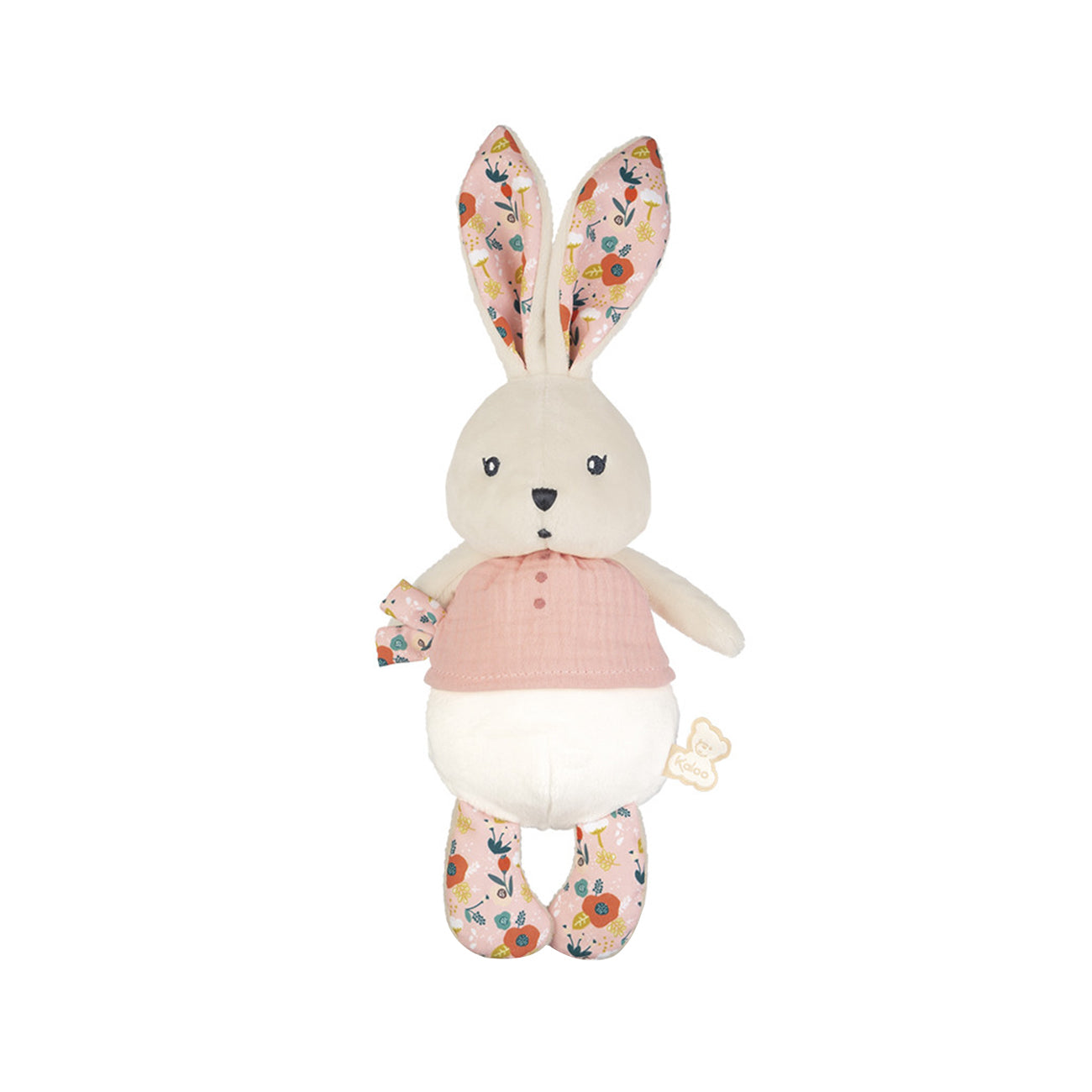 Jucarie textila, K'Doux, iepuras, roz, 25 cm, +0 luni, Kaloo