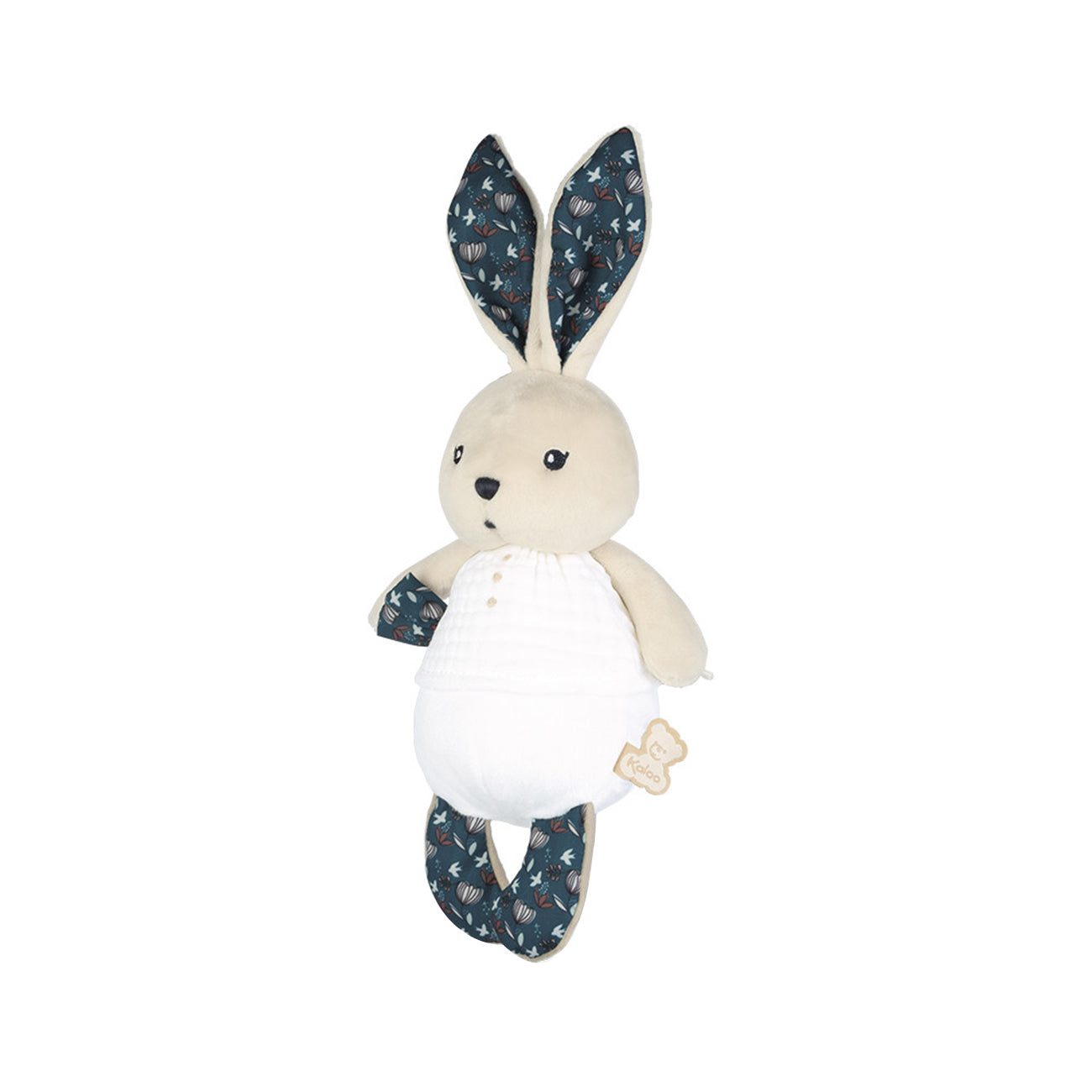 Jucarie textila, K'Doux, iepuras, alb, 25 cm, +0 luni, Kaloo