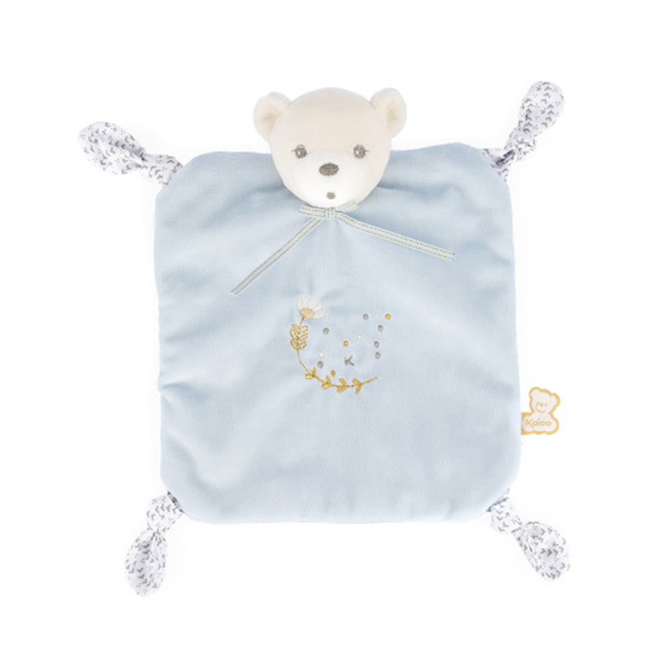 Jucarie doudou Ursulet, Perle, albastru, 20cm, +0 luni, Kaloo