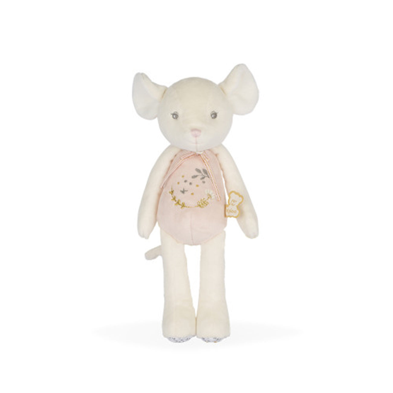 Jucarie de plus Soricel, Perle, roz, 25 cm, +0 luni, Kaloo