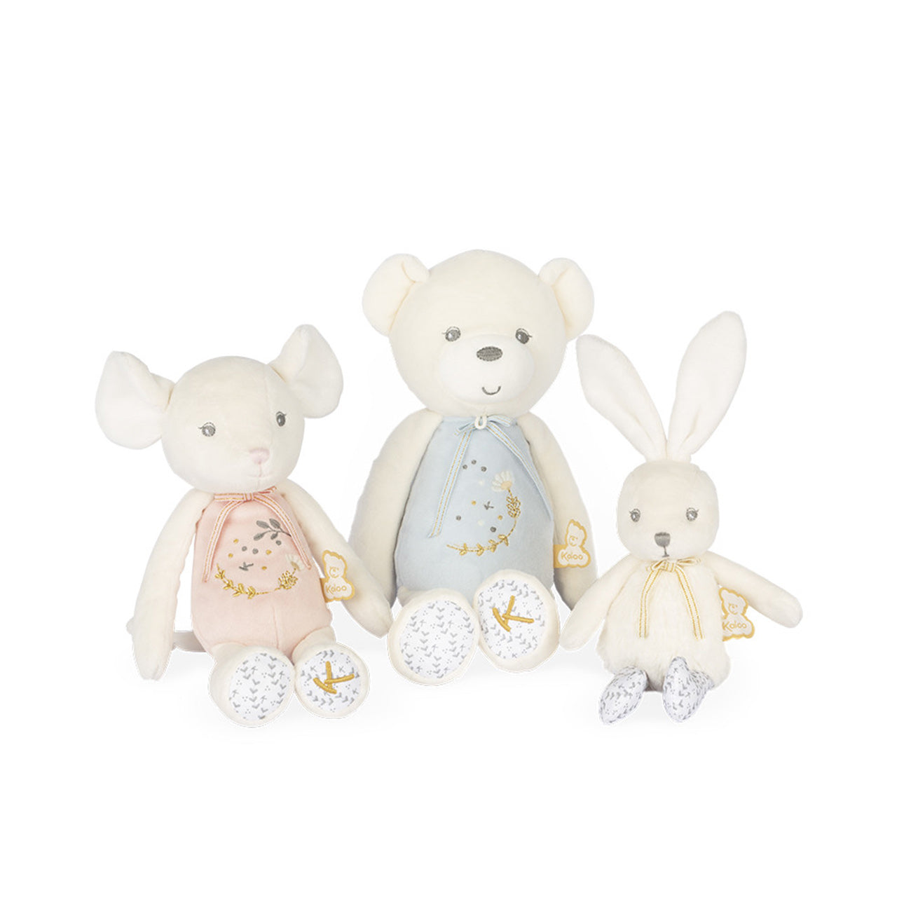 Jucarie de plus Soricel, Perle, roz, 25 cm, +0 luni, Kaloo