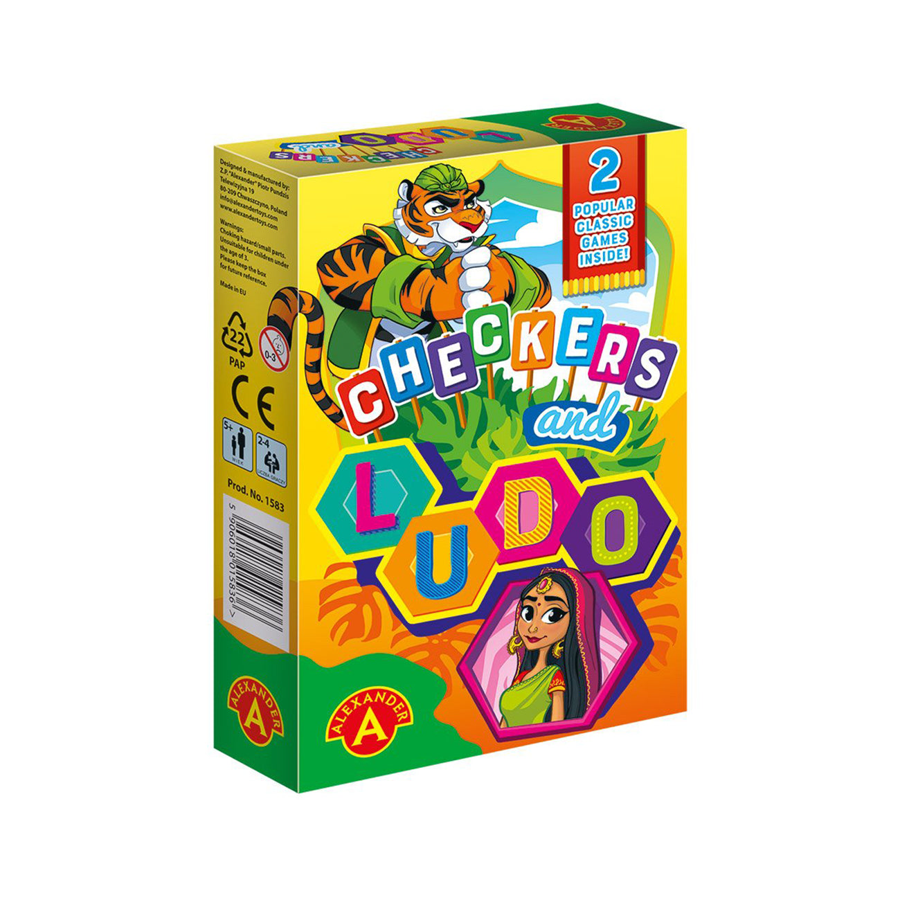 Set doua mini jocuri  educative Nu te supara frate si CHECKERS, Alexander Games