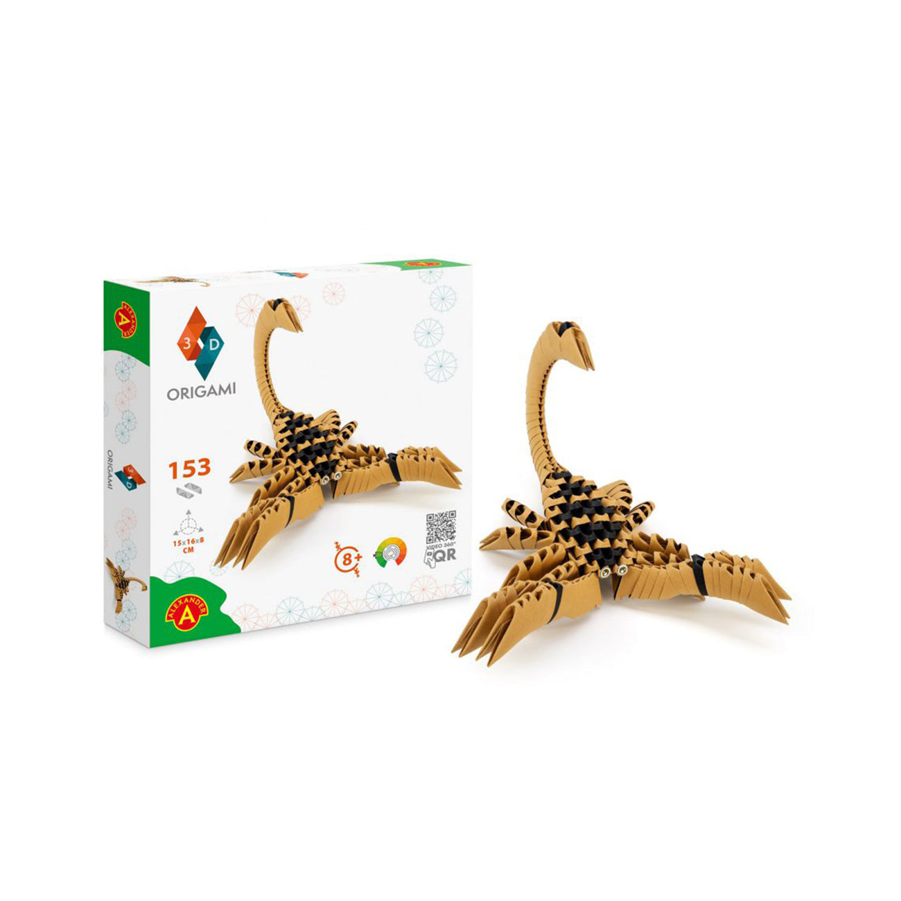 Kit Origami 3D Scorpion +8 ani @ Alexander Games