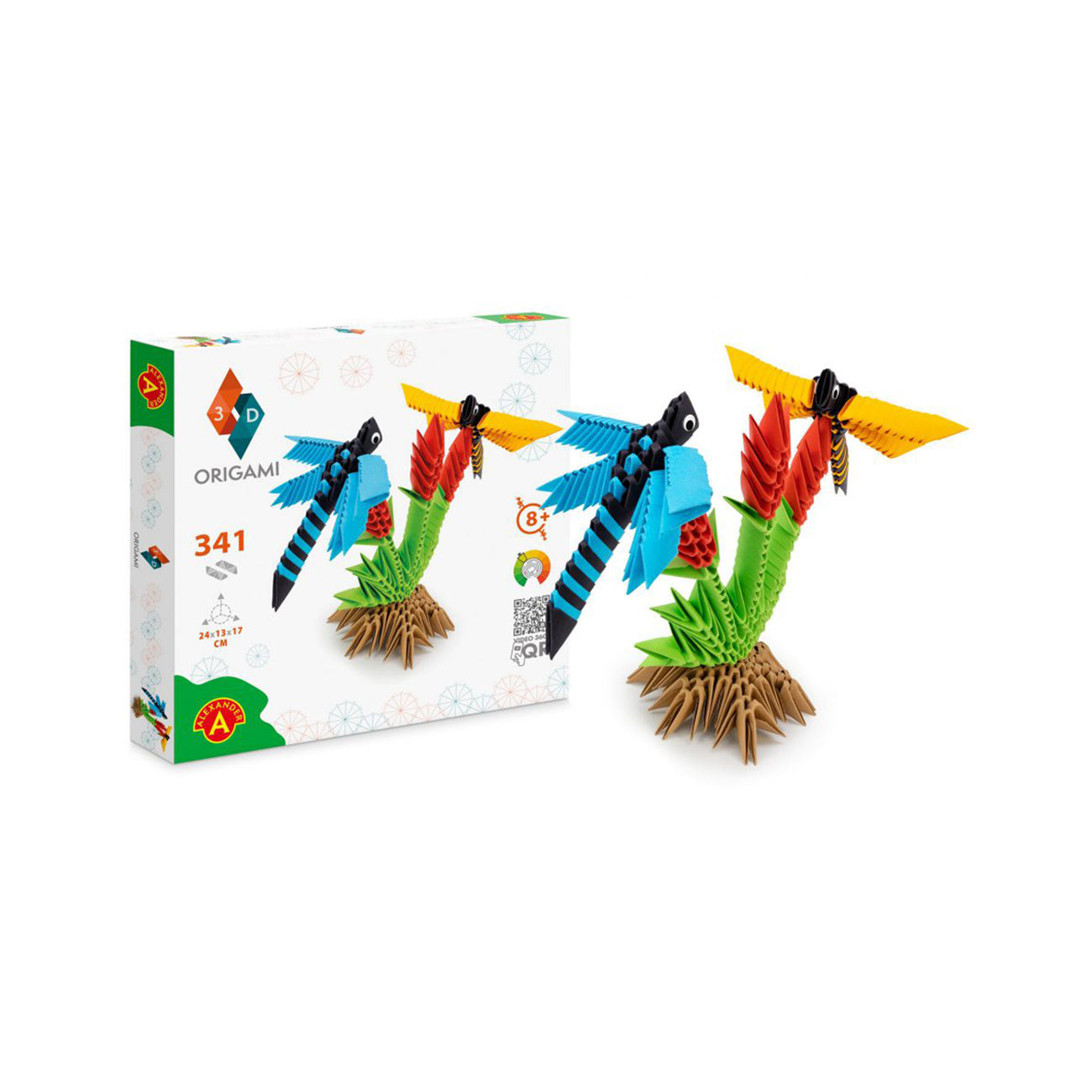 Kit Origami 3D Libelule +8 ani, Alexander Games