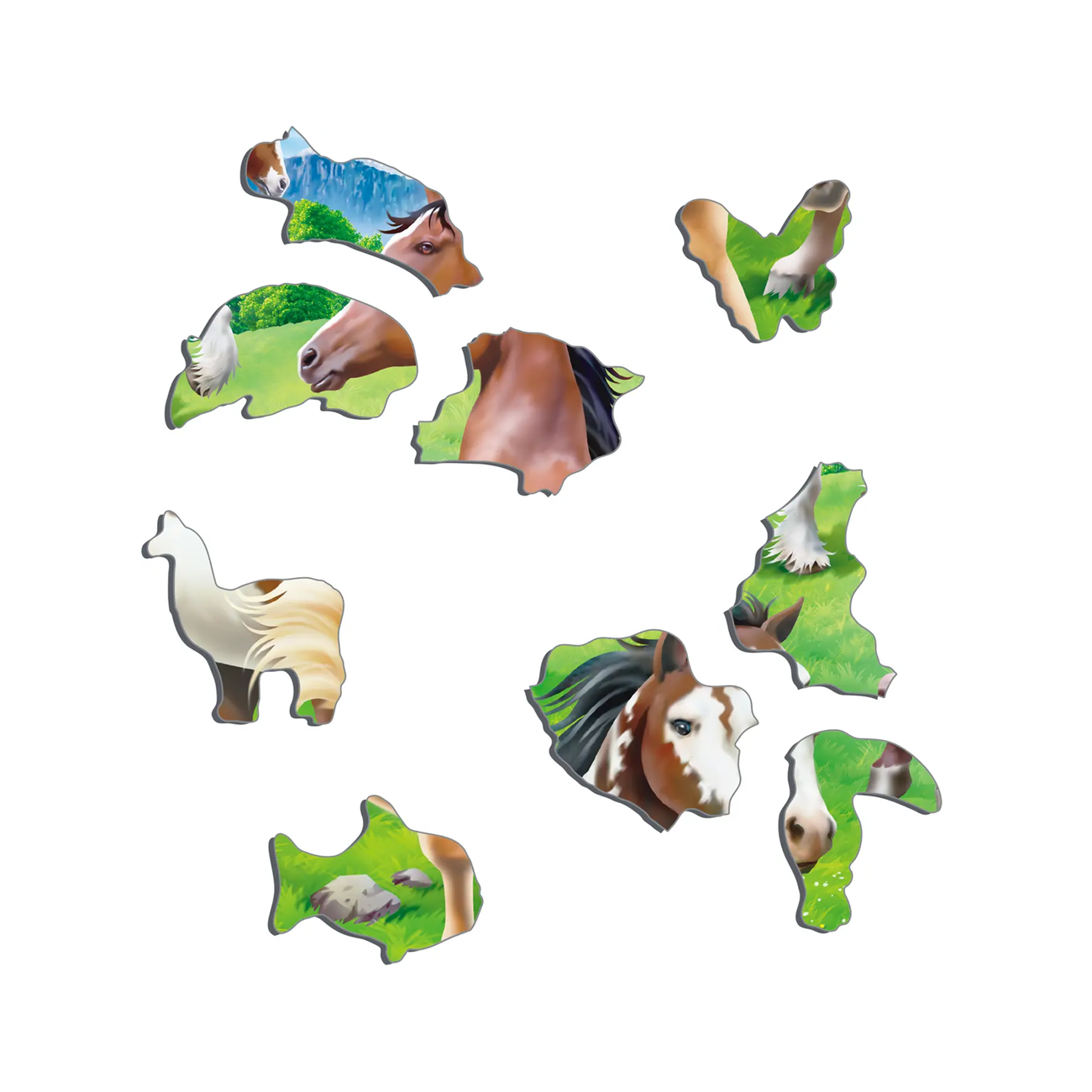 Puzzle Maxi Cai Salbatici, 65 piese, Larsen