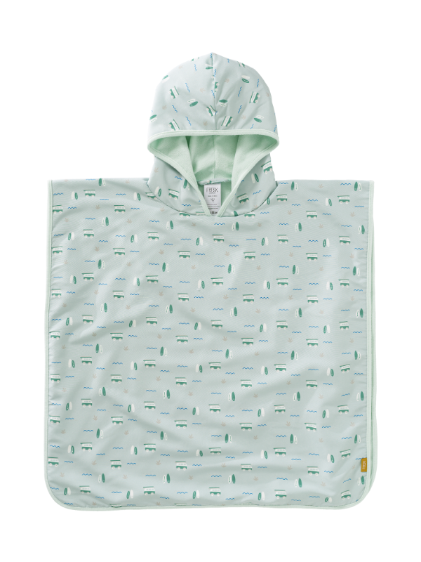 Poncho plaja, anti-UV UPF50+, model Surfboy