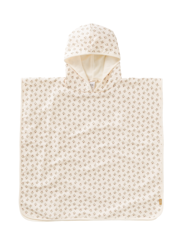 Poncho plaja, anti-UV UPF50+, model Olives
