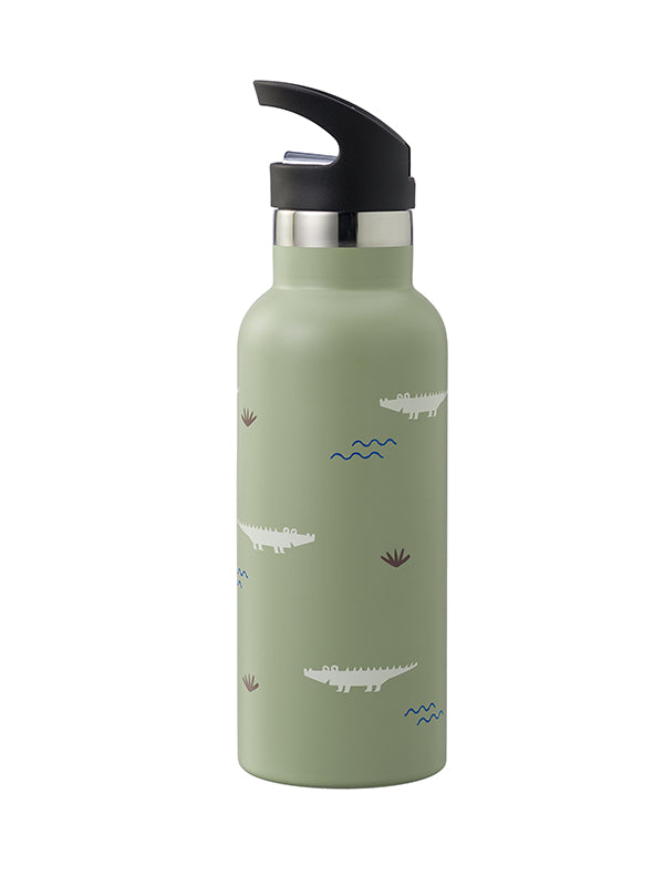 Sticla esentiala - termos pentru copii, 500 ml, New Nordic, model Crocodile, Fresk