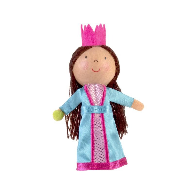 Marioneta deget Printesa si mazarea pentru teatru papusi, finger-puppet, 3 ani+, Fiesta - Manute Creative