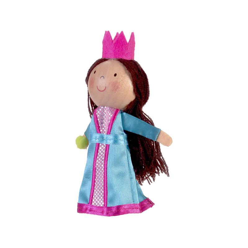 Marioneta deget Printesa si mazarea pentru teatru papusi, finger-puppet, 3 ani+, Fiesta - Manute Creative