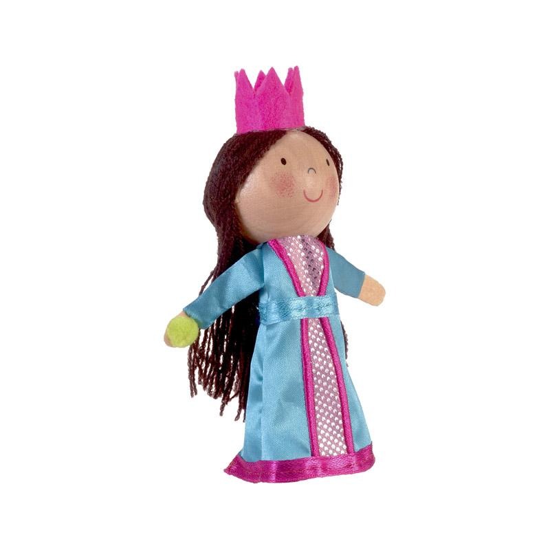 Marioneta deget Printesa si mazarea pentru teatru papusi, finger-puppet, 3 ani+, Fiesta - Manute Creative