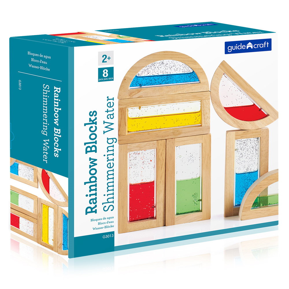 Rainbow Blocks, Shimmering Water, Guidecraft