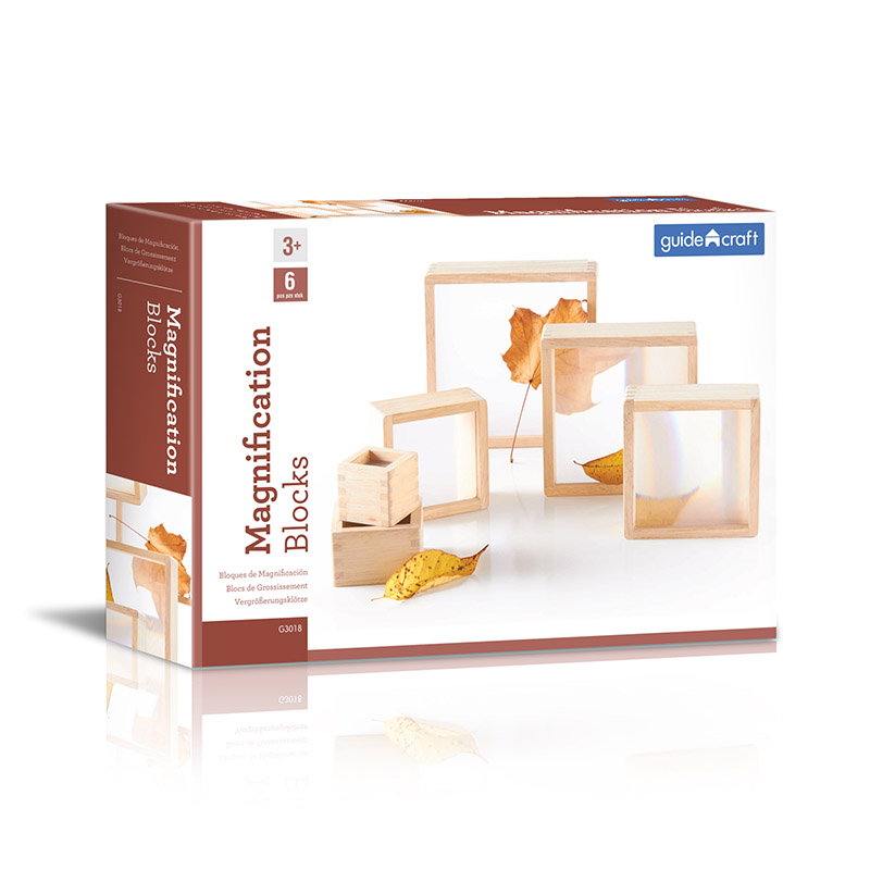 Magnification Blocks cu efect de marire, Guidecraft