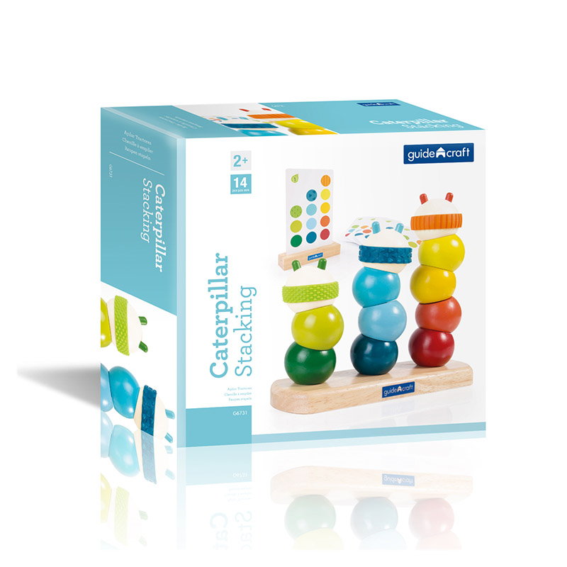 Omizi colorate de stivuit, Guidecraft