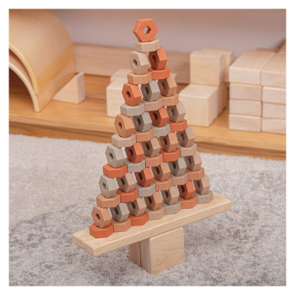 Little Pavers, set constructii cu 60 de pavele, Guidecraft