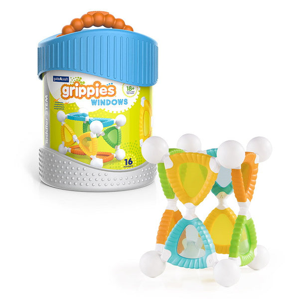 Grippies Windows, set magnetic senzorial (16 piese), Guidecraft