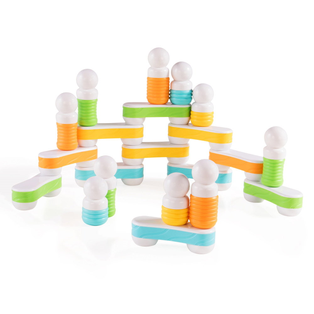 Grippies Links set magnetic tactil, 24 piese, Guidecraft