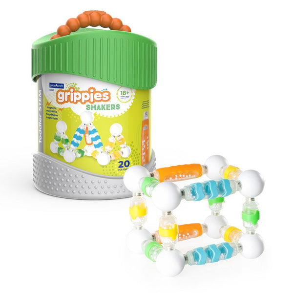 Grippies Shakers, set magnetic senzorial, 20 piese, Guidecraft