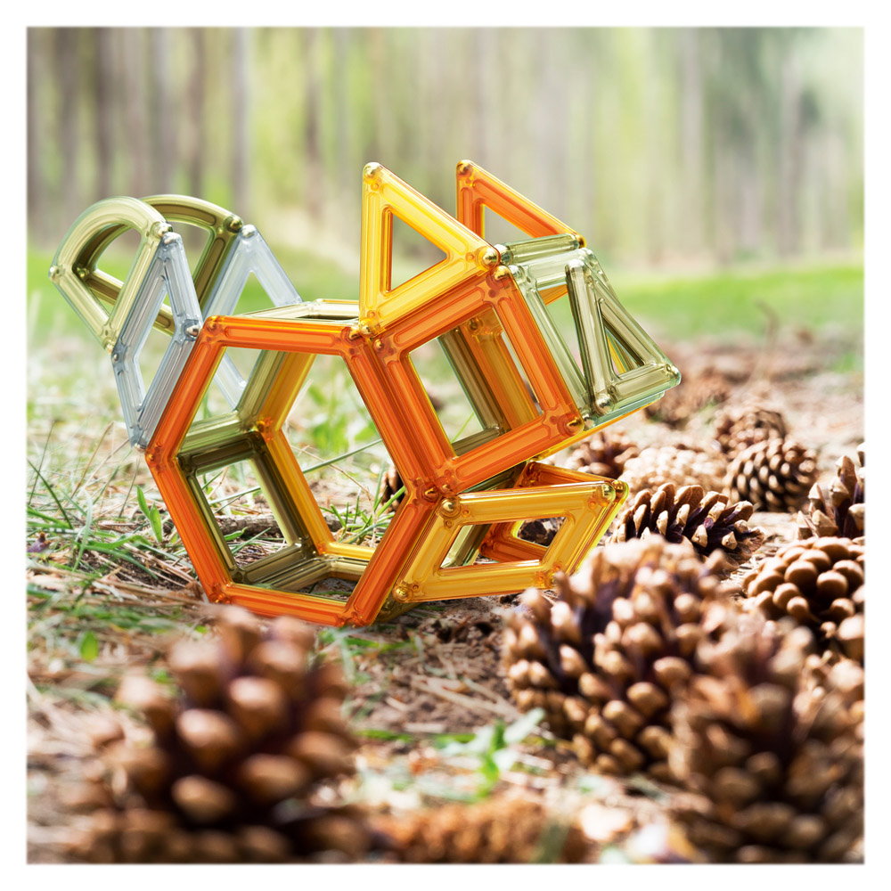PowerClix Natural Frames, 74 piese, Guidecraft