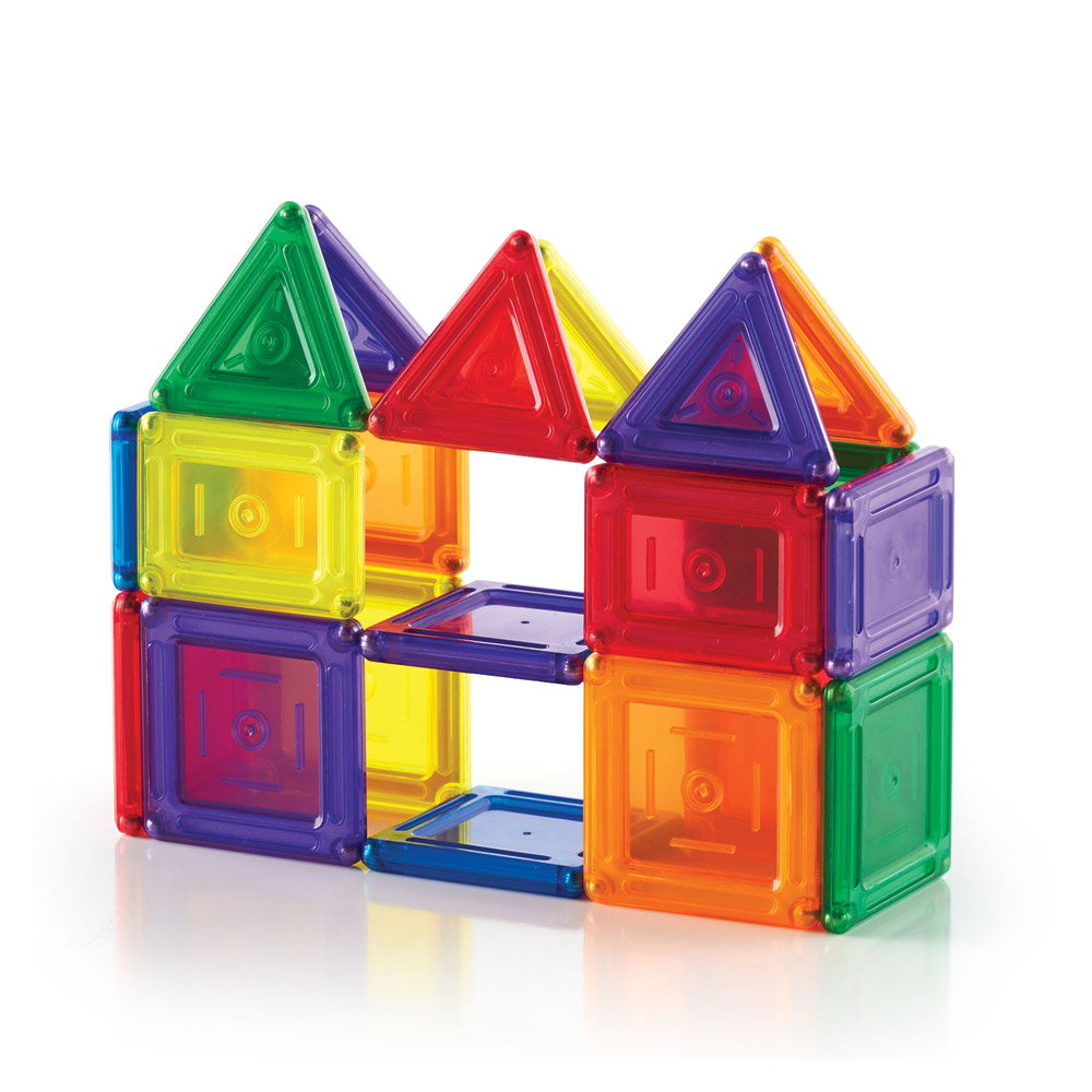 PowerClix Solids, set magnetic, 48 piese, Guidecraft
