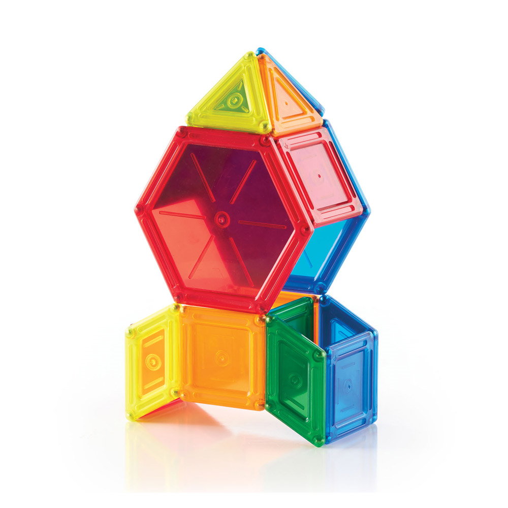 PowerClix Solids, set magnetic, 48 piese, Guidecraft