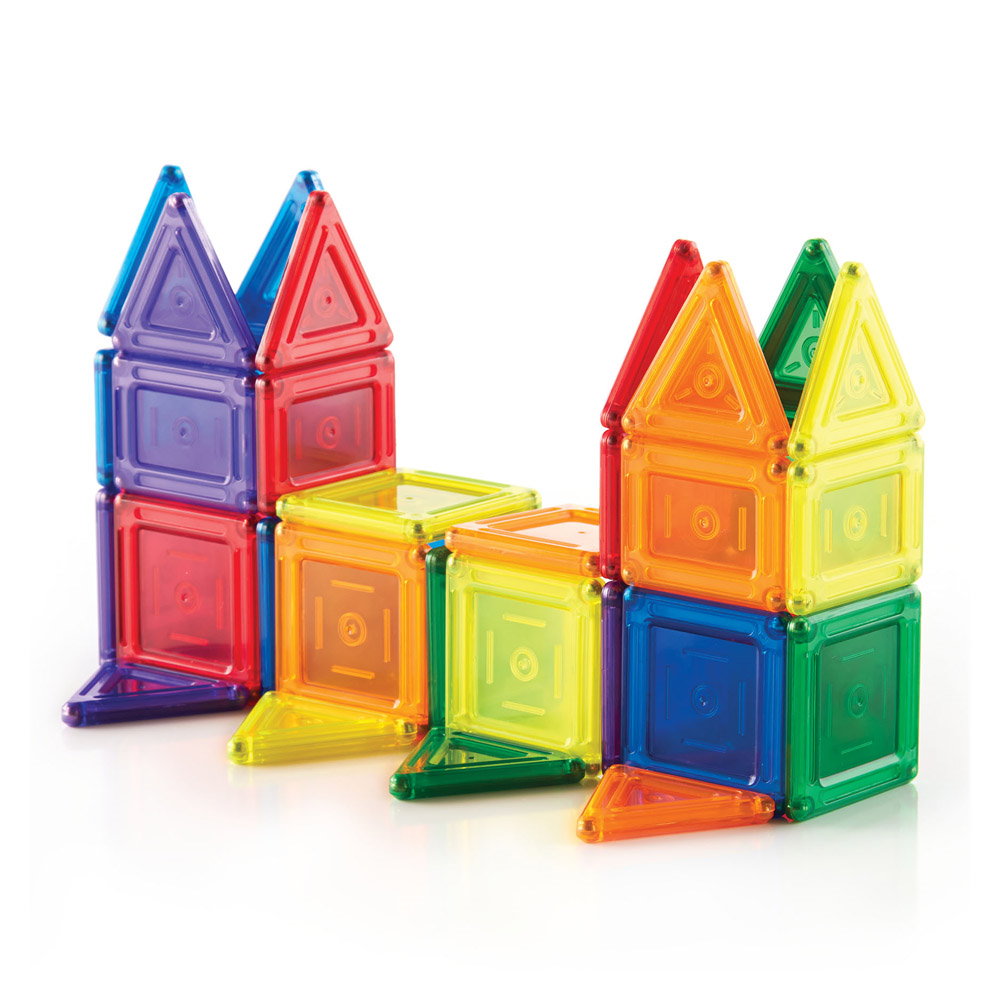 PowerClix Solids, set magnetic, 48 piese, Guidecraft
