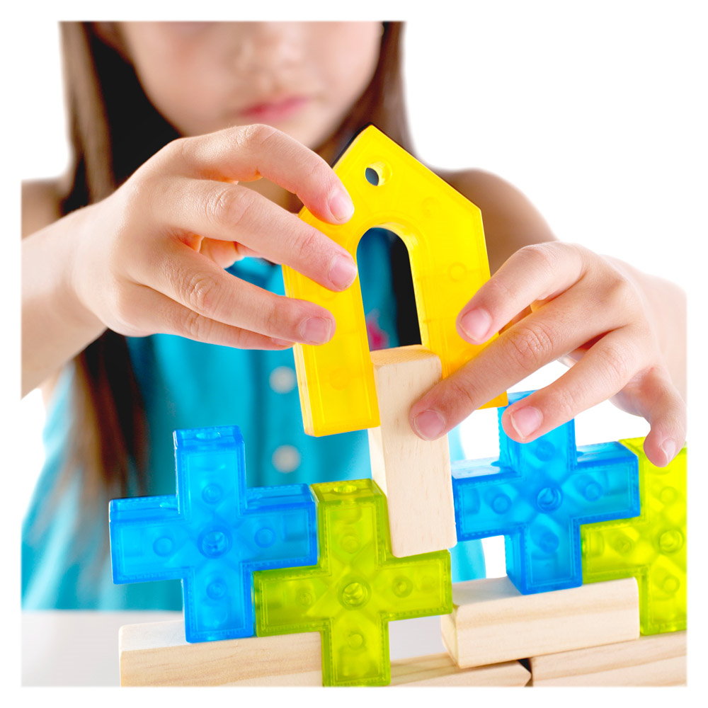 Texo, set de constructie cu 100 piese, Guidecraft