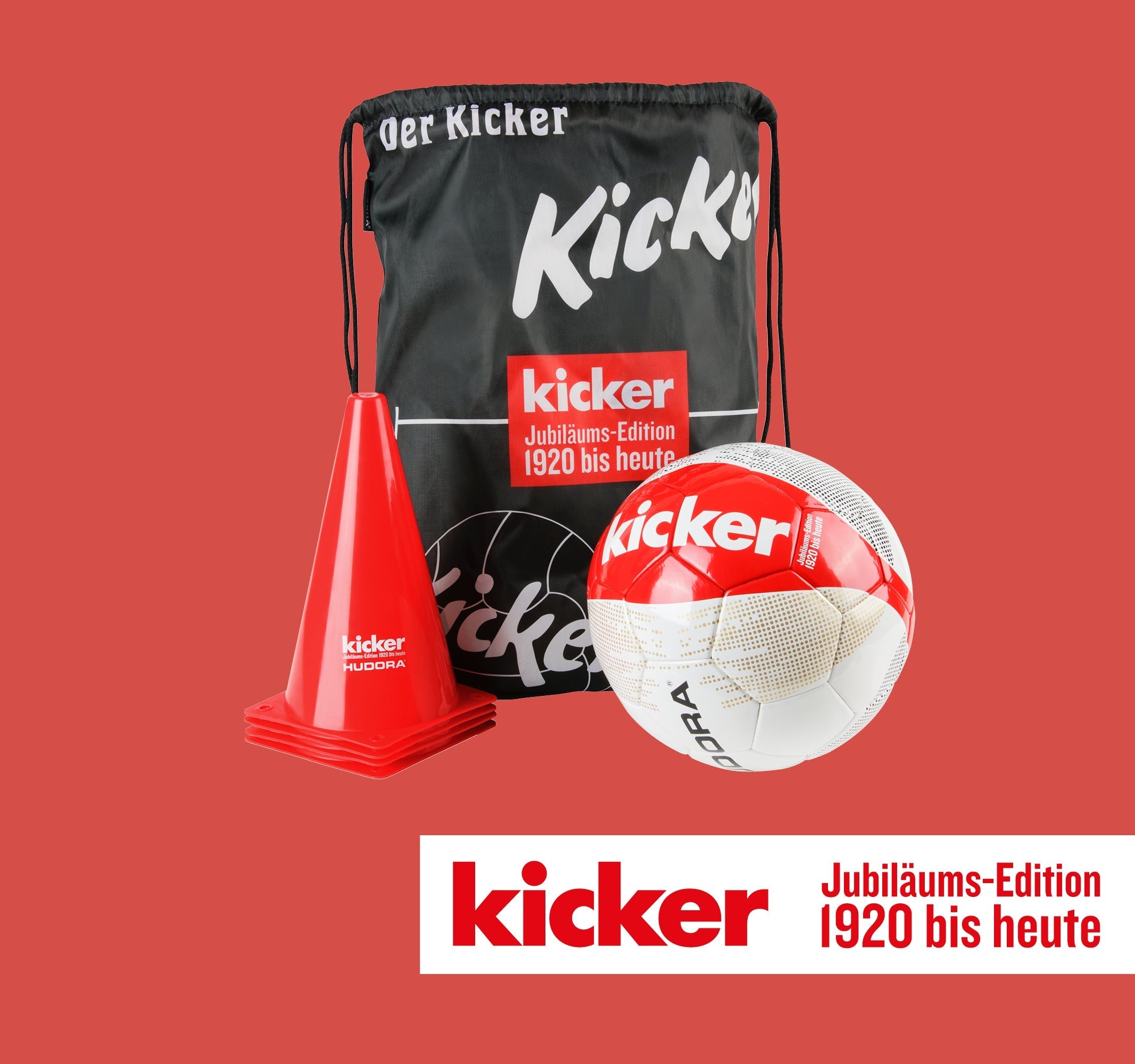 Set Antrenament Fotbal Kicker Edition, Plan De Meci, Hudora
