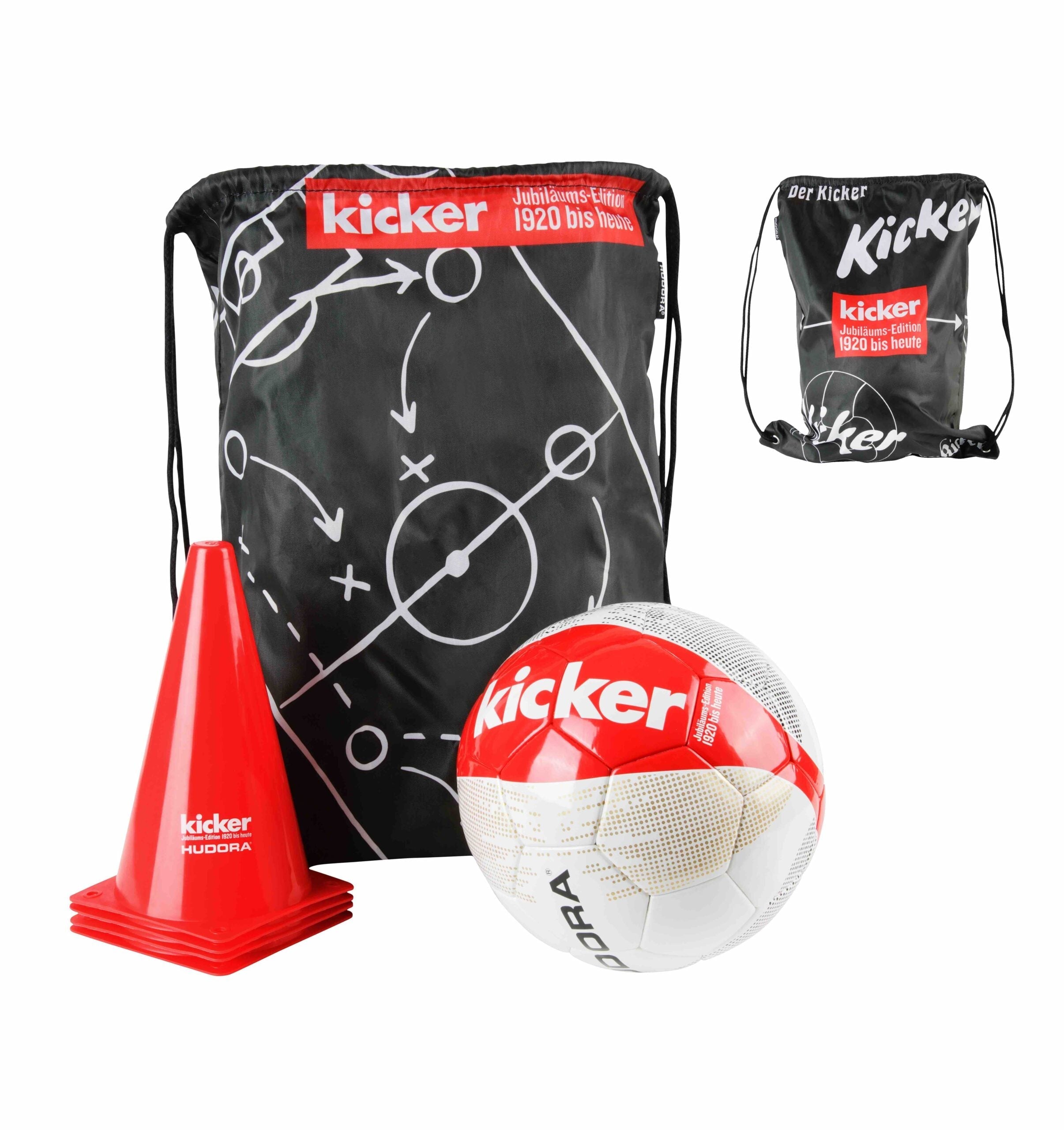 Set Antrenament Fotbal Kicker Edition, Plan De Meci, Hudora