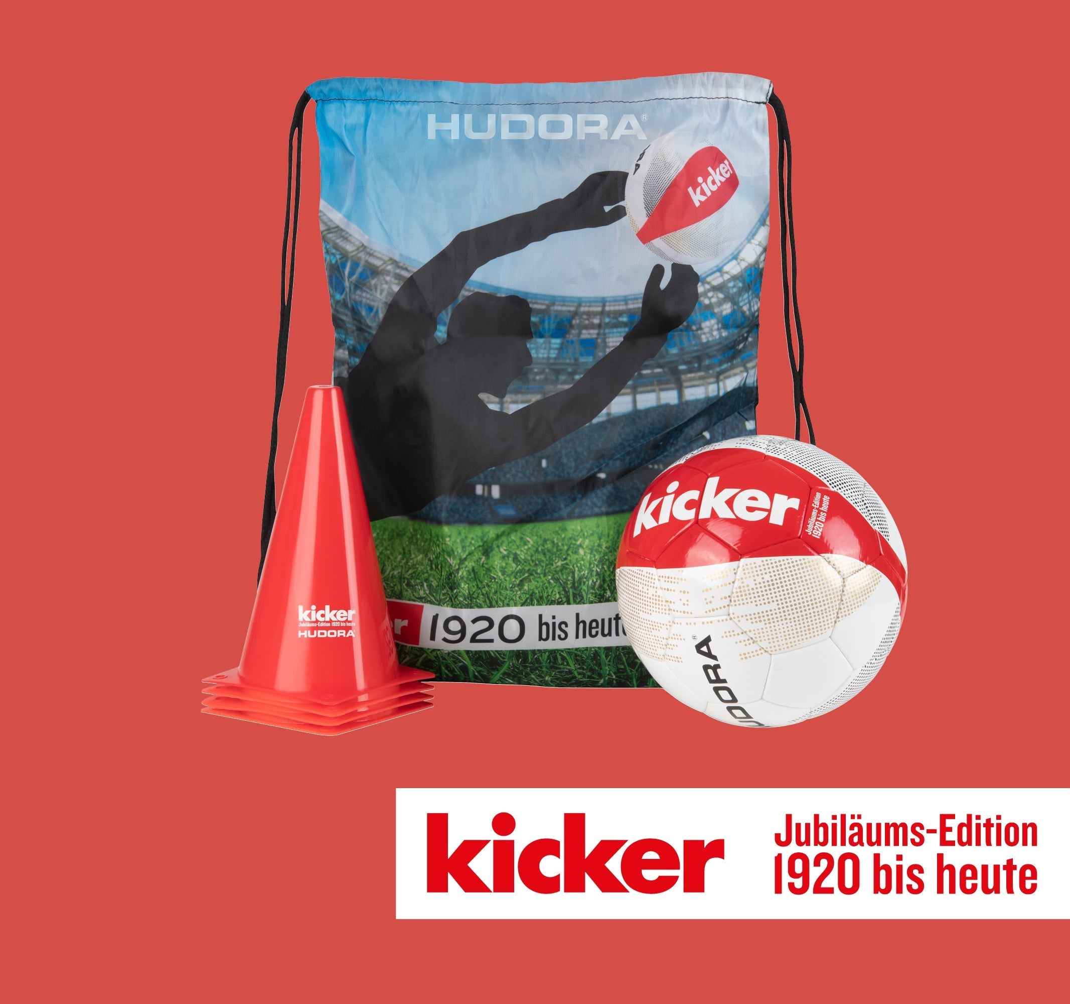 Set Antrenament Fotbal Kicker Edition, Stadion, Hudora