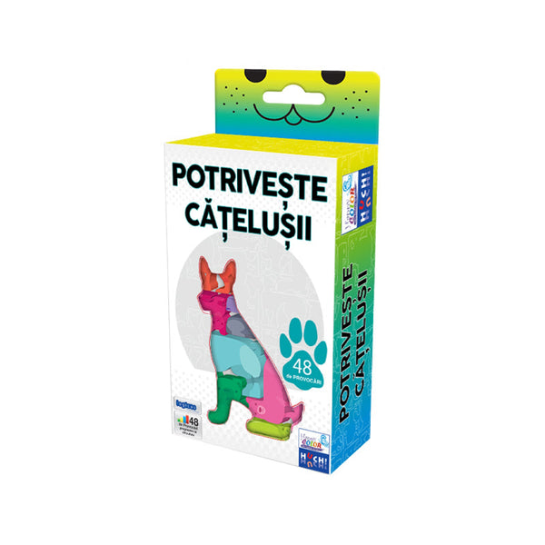 Joc educativ Potriveste Catelusii, Huch and friends
