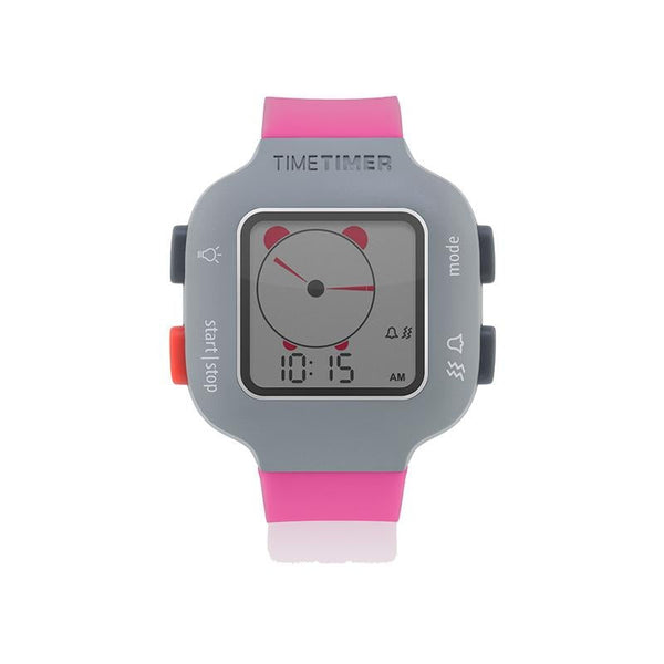 Ceas temporizator de mana Time Timer Watch Plus Youth, roz-zmeura, Robo - Manute Creative