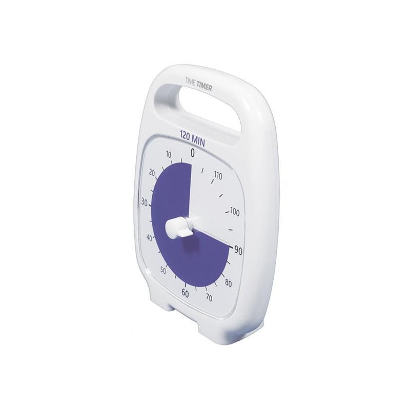 Ceas temporizator Time Timer Plus 120 minute, alb, Robo - Manute Creative