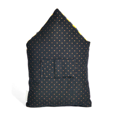 Jucarie senzoriala de plus, Casuta gri, 0 ani+, Moulin Roty