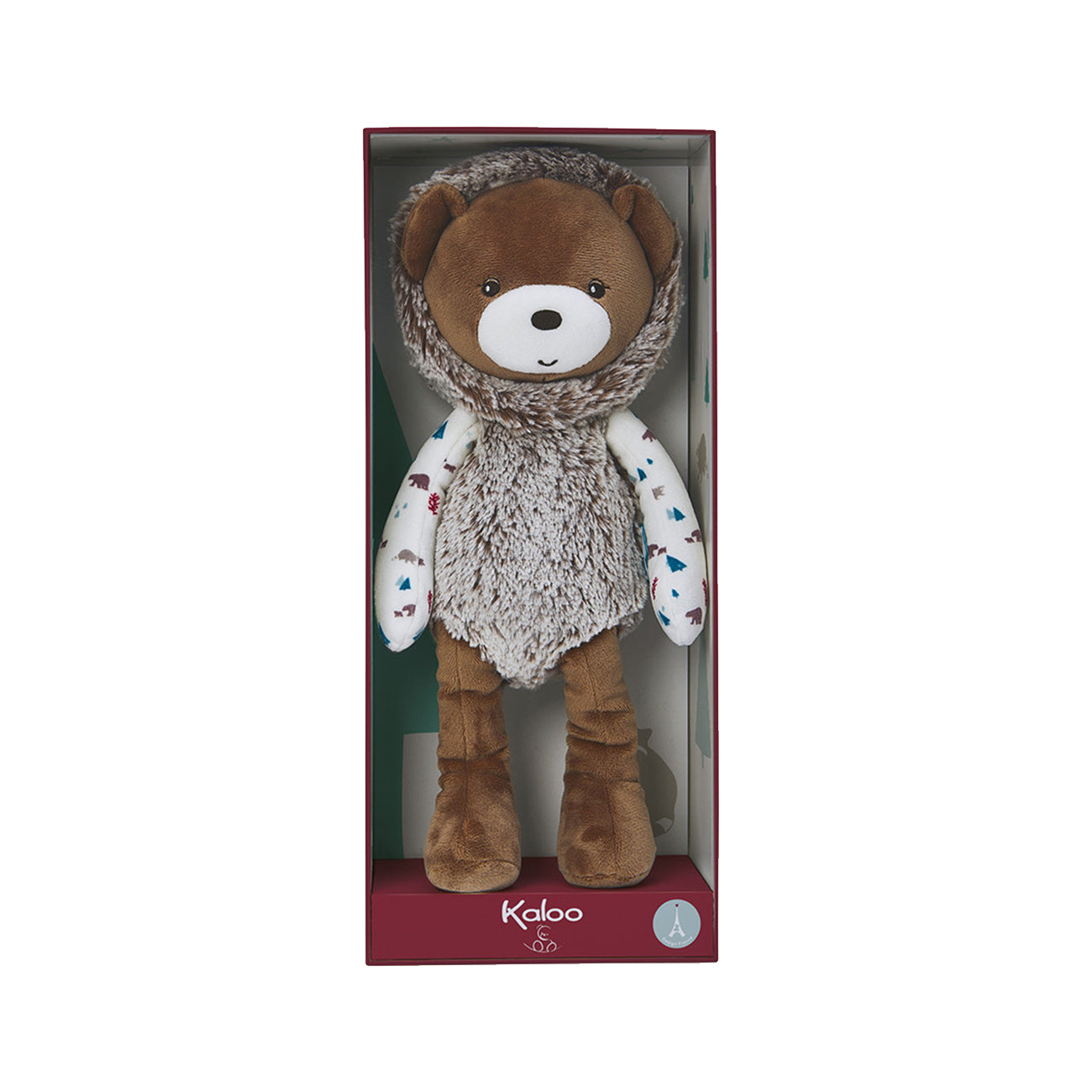 Ursul Gaston, din plus, maro, 35 cm, +0 luni, Kaloo