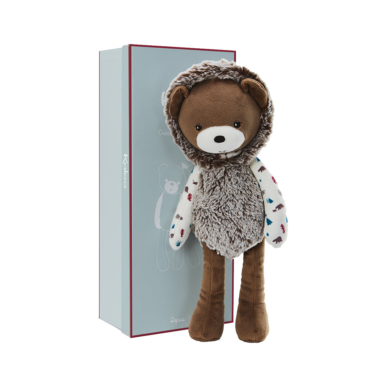 Ursul Gaston, din plus, maro, 35 cm, +0 luni, Kaloo