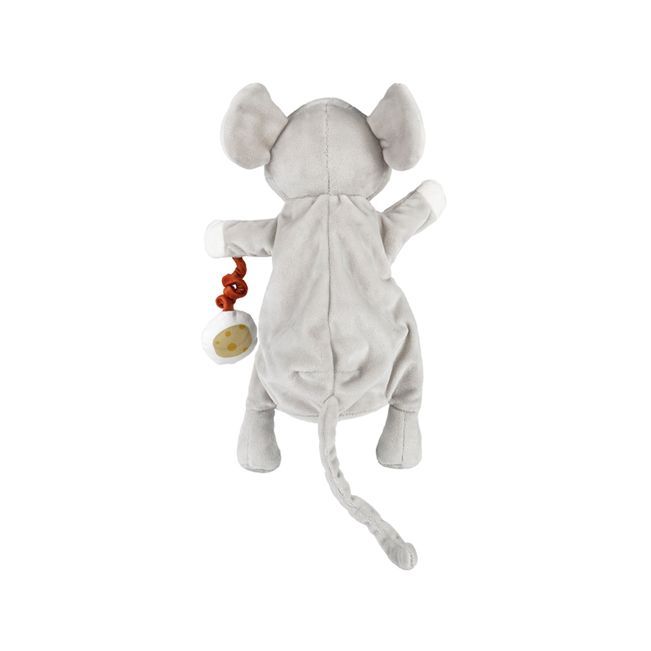 Marioneta Soricel, din plus, gri, 30 cm, +0 luni, Kaloo