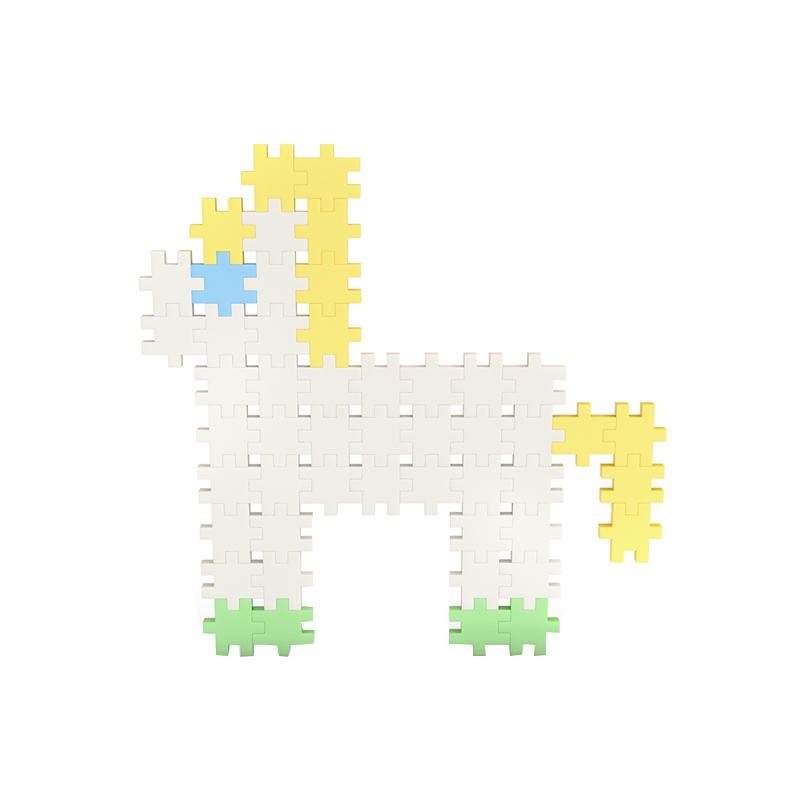 Set creativ de constructie, Minis Pastel 200 piese, Meli - Manute Creative