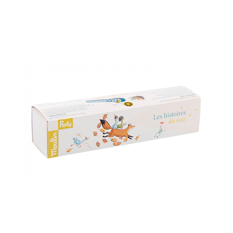 Lanterna cu 24 diapozitive de proiectat povesti Le Voyage d'Olga, 4 ani+, Moulin Roty